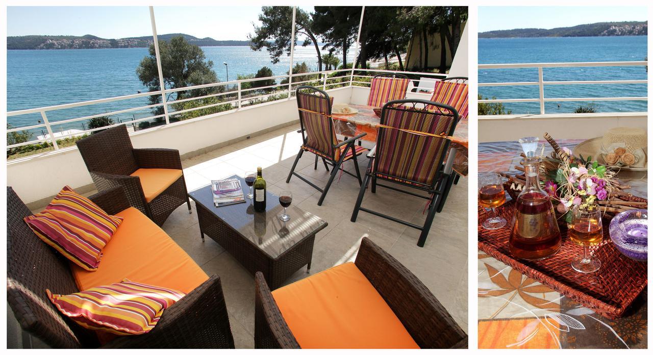 Gem Of The Sea Luxury Beach Apartment With Brand New Heating Infinity Pool Trogir Eksteriør billede